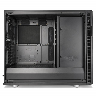 Fractal Design Define R6 Blackout TG Fekete ablakos (Táp nélküli) E-ATX ház PC