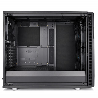 Fractal Design Define R6 Blackout TG Fekete ablakos (Táp nélküli) E-ATX ház PC