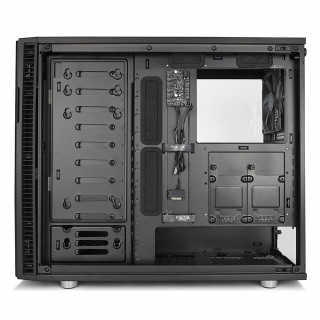 Fractal Design Define R6 Blackout TG Fekete ablakos (Táp nélküli) E-ATX ház PC