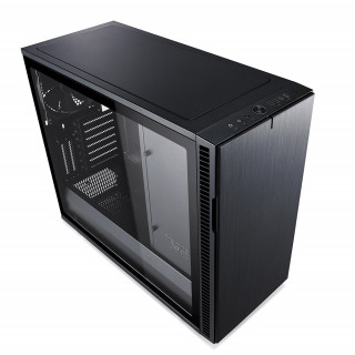 Fractal Design Define R6 Blackout TG Fekete ablakos (Táp nélküli) E-ATX ház PC