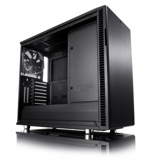 Fractal Design Define R6 Blackout TG Fekete ablakos (Táp nélküli) E-ATX ház PC