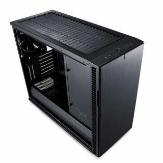 Fractal Design Define R6 Blackout TG Fekete ablakos (Táp nélküli) E-ATX ház PC