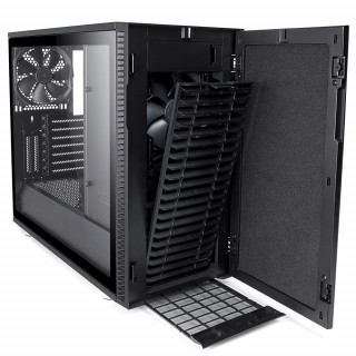 Fractal Design Define R6 Blackout TG Fekete ablakos (Táp nélküli) E-ATX ház PC