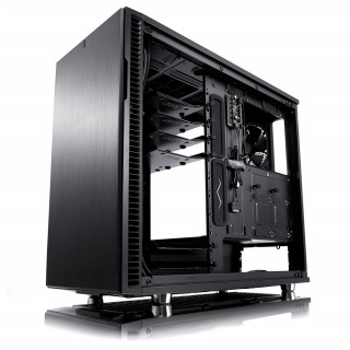 Fractal Design Define R6 Blackout TG Fekete ablakos (Táp nélküli) E-ATX ház PC