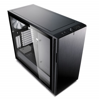 Fractal Design Define R6 TG Fekete ablakos (Táp nélküli) E-ATX ház PC