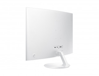 Samsung 31,5" C32F391FWU LED HDMI Display port ívelt kijelzős fehér monitor PC