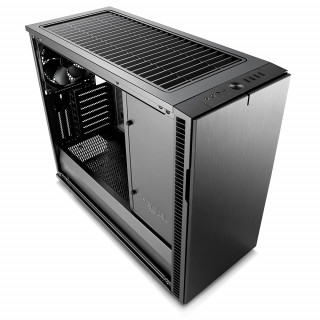 Fractal Design Define R6 USB-C TG Szürke ablakos (Táp nélküli) E-ATX ház PC