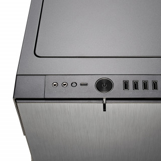 Fractal Design Define R6 USB-C TG Szürke ablakos (Táp nélküli) E-ATX ház PC