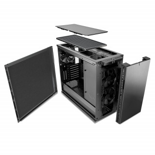 Fractal Design Define R6 USB-C Szürke (Táp nélküli) E-ATX ház PC