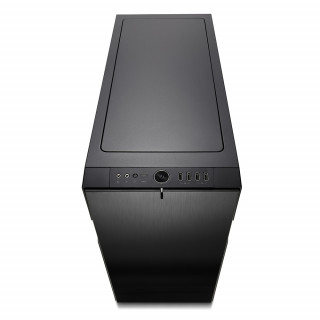 Fractal Design Define R6 USB-C Blackout TG Fekete ablakos (Táp nélküli) E-ATX ház PC