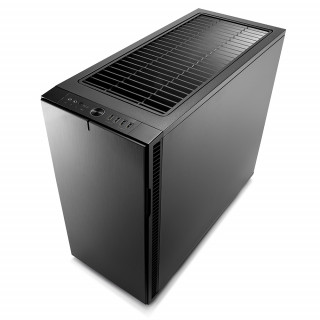 Fractal Design Define R6 USB-C Blackout TG Fekete ablakos (Táp nélküli) E-ATX ház PC