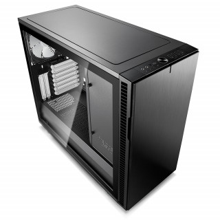 Fractal Design Define R6 USB-C TG Fekete ablakos (Táp nélküli) E-ATX ház PC