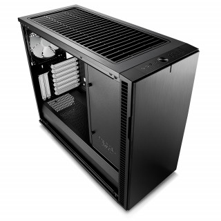 Fractal Design Define R6 USB-C TG Fekete ablakos (Táp nélküli) E-ATX ház PC