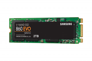 Samsung 2000GB SATA3 860 EVO M.2 SATA (MZ-N6E2T0BW) SSD PC