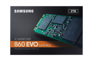 Samsung 2000GB SATA3 860 EVO M.2 SATA (MZ-N6E2T0BW) SSD PC