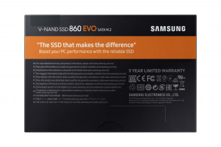 Samsung 2000GB SATA3 860 EVO M.2 SATA (MZ-N6E2T0BW) SSD PC