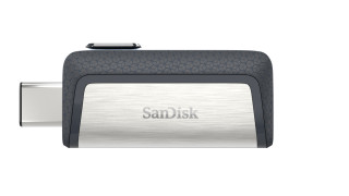 Sandisk 16GB USB3.0/Type-C Dual Drive Fekete-Ezüst (173336) Flash Drive PC