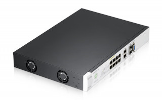 ZyXEL NSW100-10P 8port GbE LAN (180W) PoE 2port GbE SFP L2 cloud menedzselhető switch PC