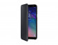 Samsung Galaxy A6 flip cover tok, Fekete thumbnail