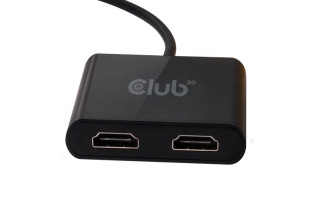 CLUB3D SenseVision USB A - HDMI 2.0 Dual Monitor PC