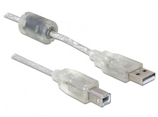 Delock USB2.0-A apa - USB 2.0-B apa kábel, 0,5m PC