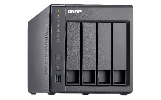 4-Bay NAS, 8GB DDR3 SODIMM RAM (max 8GB), SATA 6Gb/s, 1x 10GbE SFP+ LAN, 2x GbE PC