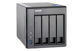 4-Bay NAS, 8GB DDR3 SODIMM RAM (max 8GB), SATA 6Gb/s, 1x 10GbE SFP+ LAN, 2x GbE PC