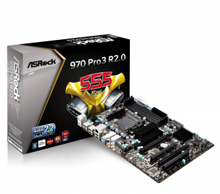 ASRock 970 PRO3 R2.0 AMD 970/SB950 SocketAM3+ ATX alaplap PC