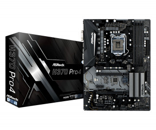 ASRock H370 Pro4 Intel H370 LGA1151 ATX alaplap PC