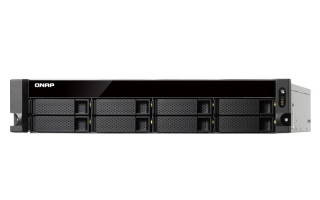 8-Bay quad-core 1.7 GHz rackmount NAS with 250W redundant PSU, 4GB DDR4 UDIMM RA PC