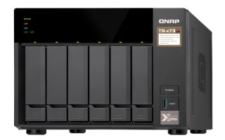 6-Bay NAS, AMD RX-421ND 2.1~3.4 GHz, 4GB DDR4 RAM (max 64GB), 8x 2.5"/3.5" + 2x PC