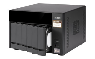 6-Bay NAS, AMD RX-421ND 2.1~3.4 GHz, 4GB DDR4 RAM (max 64GB), 8x 2.5"/3.5" + 2x PC