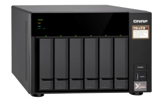 6-Bay NAS, AMD RX-421ND 2.1~3.4 GHz, 4GB DDR4 RAM (max 64GB), 8x 2.5"/3.5" + 2x PC