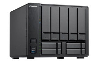 9-Bay NAS, AL324 64-bit quad-core 1.7GHz, 8GB DDR4 SODIMM RAM (1 x 8GB ,max 16GB PC