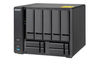 9-Bay NAS, AL324 64-bit quad-core 1.7GHz, 8GB DDR4 SODIMM RAM (1 x 8GB ,max 16GB PC