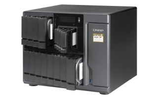 16-Bay NAS, AMD Ryzen 3 1200 4-core 3.1GHz (max 3.4GHz), 4GB DDR4 RAM (max 64GB PC