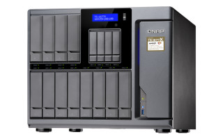 16-Bay NAS, AMD Ryzen 3 1200 4-core 3.1GHz (max 3.4GHz), 4GB DDR4 RAM (max 64GB PC