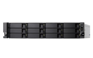 12-Bay NAS, AMD Ryzen™ 3 1200 4-core/4-thread 3.1 GHz processor, 4GB DDR4 RAM (m PC