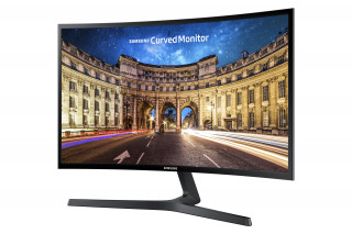 Samsung Ívelt LED 27", 16:9, VA panel, 1800R, CF390, 1920x1080, Y talp, fényes f PC