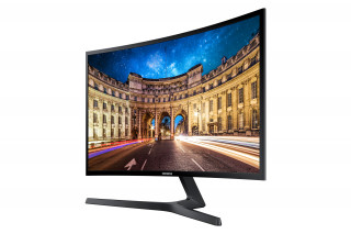 Samsung Ívelt LED 27", 16:9, VA panel, 1800R, CF390, 1920x1080, Y talp, fényes f PC