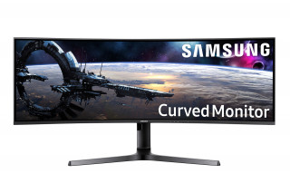 Samsung Ívelt LED 43,4", 120 Hz, 32:10, VA panel, 1800R, 3840x1200, VESA 100x100 PC