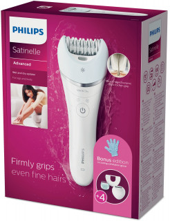 Philips Satinelle Advanced BRE611/00 epilátor szett Otthon