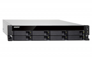 8-bay rackmount NAS, AMD RX-421ND 4-core 2.1GHz, up to 3.4GHz, 8GB DDR4 RAM (max PC