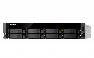 8-bay rackmount NAS, AMD RX-421ND 4-core 2.1GHz, up to 3.4GHz, 8GB DDR4 RAM (max PC