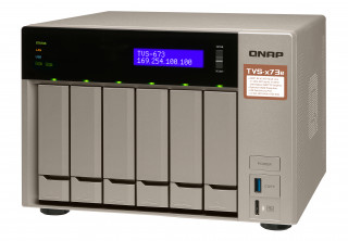 6-Bay NAS, AMD RX-421BD 2.1~3.4 GHz, 4GB DDR4 RAM (max 64GB) , 6x 2.5"/3.5" + 2x PC