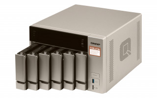 6-Bay NAS, AMD RX-421BD 2.1~3.4 GHz, 4GB DDR4 RAM (max 64GB) , 6x 2.5"/3.5" + 2x PC