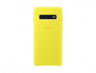 Samsung EF-PG973TYEG Galaxy S10 sárga szilikon védőtok Mobil