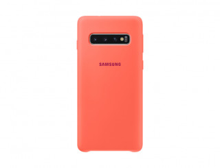 Samsung EF-PG973THEG Galaxy S10 bogyórózsaszín szilikon védőtok Mobil