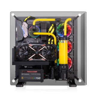 Thermaltake Core P3 Tempered Glass Curved Edition táp nélküli ATX számítógépház fekete PC