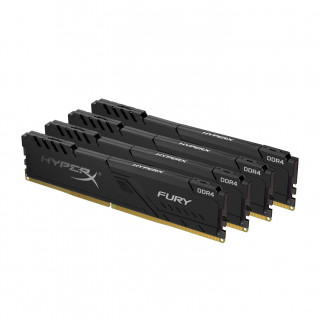 DDR4 64GB 2400MHz Kingston HyperX Fury (rev.3) Black CL15 KIT4 PC